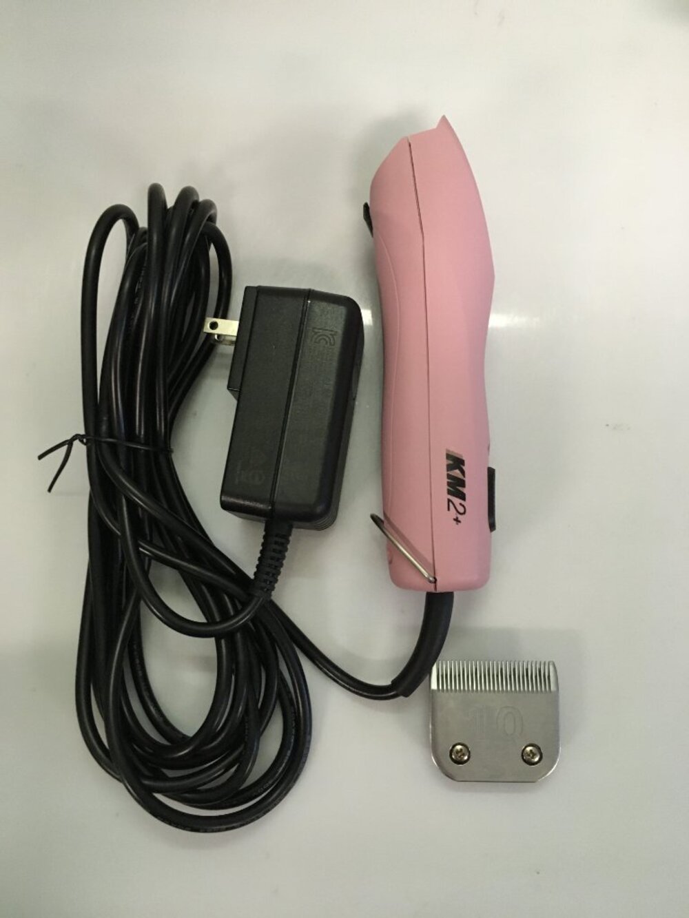 NICE KM2+ Pink Dog Horse Clippers Corded + #10 Blade